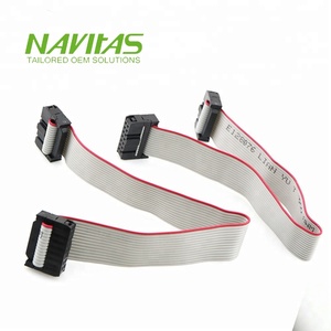 Cable plano IDC de 14 pines personalizado UL2651 Conjunto de paso de 2,54mm - Product Image 6