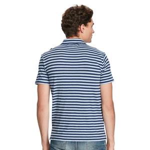 เสื้อโปโลผ้าฝ้ายลายทาง,เสื้อยืดโปโลสำหรับผู้ชาย - Product Image 4