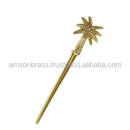 Латунный нож для пальмовых букв