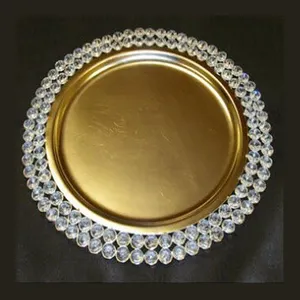 Plaque de chargement, 2 couches, en or, cristal - Product Image 1