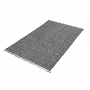 พรมพื้นที่ผ้าฝ้ายทอมือพิมพ์ลายบล็อกไม้ขนาดใหญ่5x8ฟุต - Product Image 2