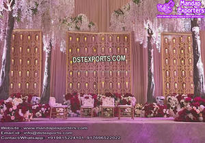 Bougies murales élégantes pour mariage anglais Design occidental élégant pour une réception de mariage haut de gamme Décorations de mariage de qualité pour la scène - Product Image 5