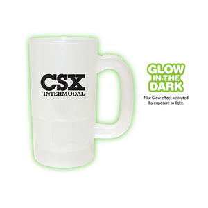 ¡Cerveza Stein-Brilla! Jarra de cerveza Nite-Glow de 14 oz - Product Image 1