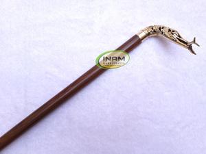 ที่มีคุณภาพที่ดีที่สุดและทำด้วยมือไม้พับไม้เท้ากับนกกระสาจับ/ไม้เดินอ้อยกับออกแบบนกกระสาจับ - Product Image 3