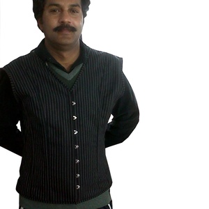 COSH CORSET High Quality Best Selling Pinstriped Cotton Corset Vest Customized Best Selling New Design Corset Vest Vendors - Product Image 1