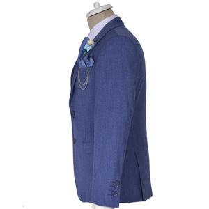 Nouveau design Costumes pour hommes d'affaires bleus à un boutonnage trois pièces sur mesure pour Offre Spéciale de mariage Luxury Elite Elegant - Product Image 2