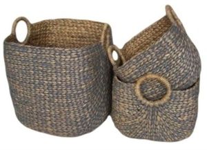 <b>Large</b> Vintage Woven Rattan Wicker Sustainable <b>Storage</b> <b>Baskets</b> for Kitchen Bathroom & Living Room Use-Wholesale - Product Image 3