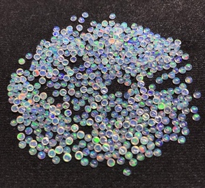 Achetez en ligne à un prix abordable 1.5mm opale éthiopienne naturelle Cabochon rond pierres précieuses en vrac du fournisseur de fabrication de bijoux - Product Image 4