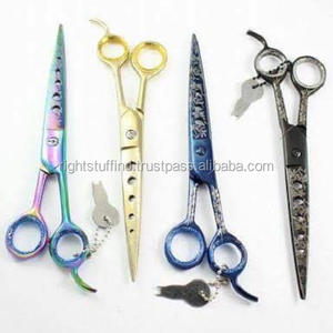 Tijeras de peluquero con funda de PU, de la mejor calidad, para salón - Product Image 1