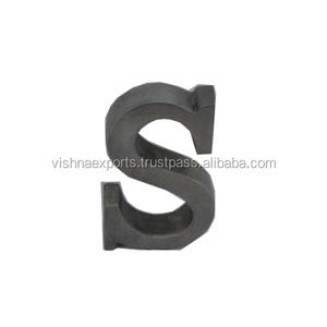 Letra de Metal pequeña de imitación antigua decoración del hogar de aluminio con técnica de chapado de regalo artesanal para su amado - Product Image 1