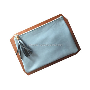 Bolsa cosmética profesional de PU, sensación a la moda, azul claro, nueva, gran oferta - Product Image 1