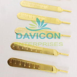 DAVICON NO-3 Stainless Steel Manual Scalpel Handle Orthopedic Surgical Instruments - Product Image 6