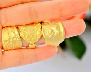 แหวนห่อสเตนเลสสไตล์ตุรกีปรับขนาดได้สำหรับบาร์สไตล์โบฮีเมียนแกะสลักแบบชาวทิเบตโบราณ - Product Image 5