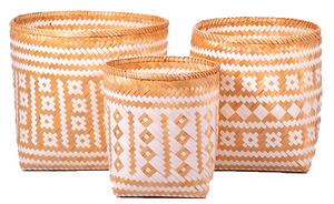 Cesto de Ropa de Bambú Ecológico de Color Natural con Tapa y Asas, Almacenamiento Sostenible de Ropa, Cesto para Juguetes, Tejido a Mano en Vietnam, Diseño Duradero - Product Image 3