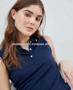 POLO de Golf en Polyester à manches longues pour femmes, vêtements de haute qualité, simples et décontractés, à fermeture éclair, 100 - Product Image 4