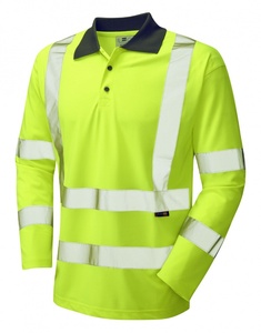เสื้อโปโลแขนยาวแบบ Hi-Vis OEM กำหนดเอง - Product Image 5