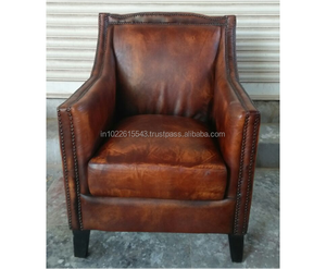 Sillón de cuero para Club en venta, silla para sala de estar - Product Image 1