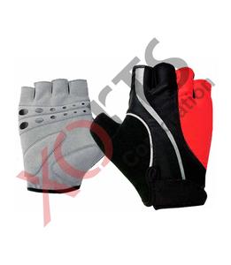 Guantes de ciclismo para motocicleta, color rojo y negro - Product Image 6
