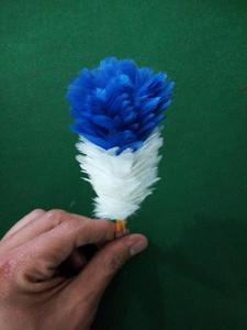 Plume de chasseur sur mesure en gros pour béret Glengarry Balmoral Highland dans divers motifs teints - Product Image 4