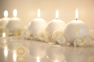 Joyeux noël bougies à la main cire de palme meilleur cadeau 2017 - Product Image 4