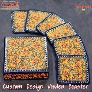 Unfinished <b>Wood</b> <b>Slice</b> coaster Blank - Product Image 6