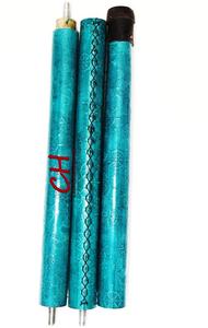 Bastón de madera con mango de latón náutico, bastón de cuero verde en relieve, bastón antiguo hecho a mano. Regalo del Día del Padre - Product Image 2