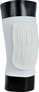 Rodillera Gruesa Blanca con Malla Transpirable y Cierre de Gancho y Bucle para Protección Profesional en Baloncesto, Unisex, Todas las Estaciones - Product Image 2