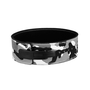 เข็มขัดยกน้ำหนักหนังวัวลายพรางพิมพ์ลายพรางอุปกรณ์ออกกำลังกายคุณภาพสูงสำหรับใช้ในโรงยิม - Product Image 1