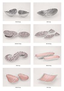 Plaque de chargeur moderne écologique personnalisée nouveau design de plats de service en métal émaillé au prix de gros - Product Image 4