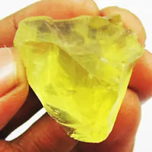 Doğal taş sarı Topaz taş imalatı kaynağı toptan takı ham kesilmemiş taş