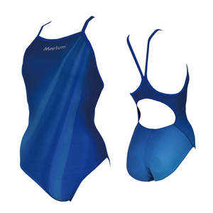 2018 custom beachwear one piece teenager plain bathing suit - Product Image 1