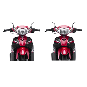 Motocyclette fabriquée au Vietnam (110cc) Rouge/Gris - Product Image 1