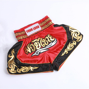 Pantalones cortos Rashguard Mma para Kick Boxing, Muay Thai, Boxers de boxeo, Kickboxing corto tailandés, ropa de entrenamiento de lucha de Kickboxing - Product Image 5