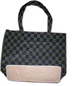 Bolsa de Playa Lowellcraft de Yute con Forro de Poliéster, Hecha en Delhi - Product Image 3
