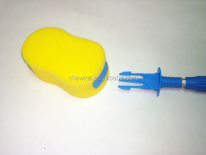 Adjustable Extendable 24"-36" Back <b>Brush</b> Healthcare Supply <b>Shower</b> Bath Sponges (Contour/Round Shape) - Product Image 3