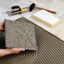 Construction de colle adhésive de carreaux de céramique gris et blanc à un composant C1TE de haute qualité pour le collage de carreaux de mosaïque gris - Product Image 2