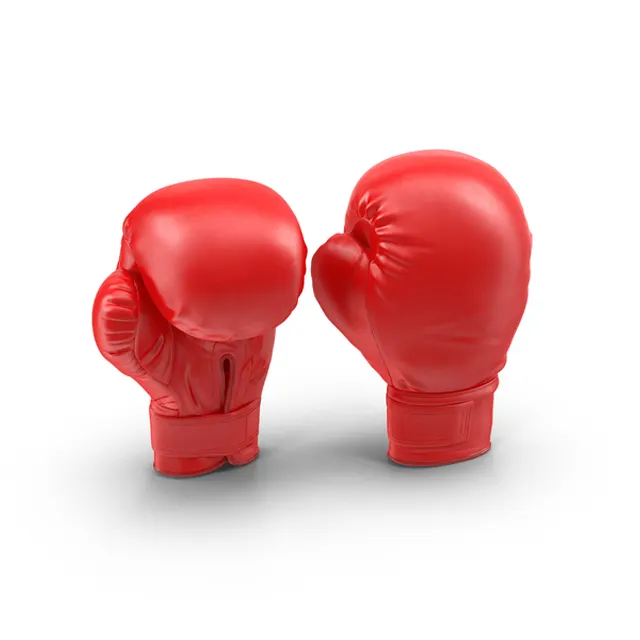 Mma-guantes de boxeo con Logo personalizado profesional, guantes de boxeo de cuero Pu personalizados para entrenamiento Muay Thai