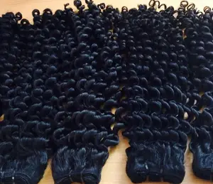 Rambut Manusia Perawan Remy Sempurna, 100% Rambut Manusia Perawan Vietnam, Berbagai Jenis Rambut Keriting