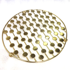 Tricot rond décoratif en métal moulé, pour résistant à la chaleur - Product Image 2