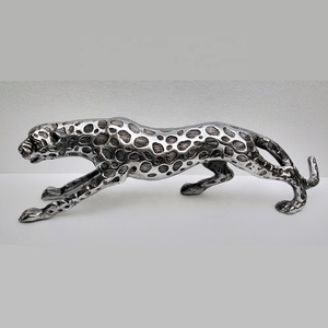 Léopard Jaguar Figurine En Métal - Product Image 2