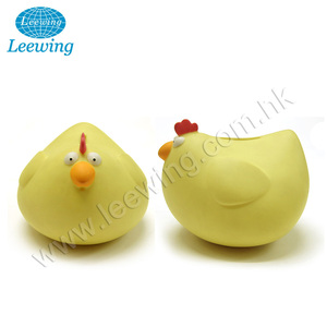 Brand New Promotional Gift Item Plastic PVC Vinyl Customized with Logo Chicken Hen Animal Coin Bank Money Saving Box Piggy Bank