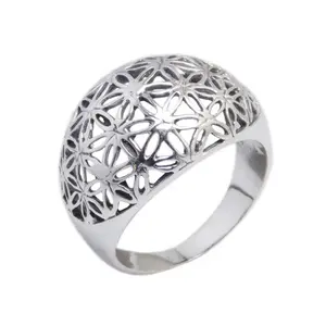 Nieuwe Stijl 925 Sterling Zilveren Effen Ring Sieraden Handgemaakte Zilveren Sieraden Groothandel Leverancier Unisex Bruiloft Sieraden