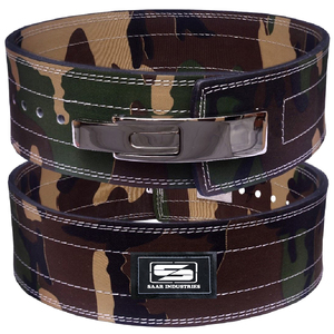 ที่มีคุณภาพสูงที่แข็งแกร่งยิมเข็มขัดยกน้ำหนักการฝึกอบรมที่ทนทานสะดวกสบายด้านหลังสนับสนุนเหล็กปรับแต่งได้หัวเข็มขัดหนัง - Product Image 1