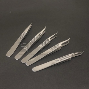 Pinzas de extensión de pestañas de acero inoxidable sólido con logotipo personalizado Dumont, tipo de Punta puntiaguda probada a mano, precio al por mayor - Product Image 2