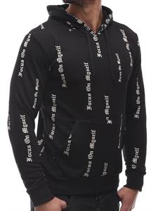 Wholesale <b>Men</b> Stylish High Quality <b>Fleece</b> Hoodies 2019 - Product Image 4