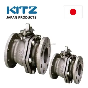 Kitz-llave de bola de latón, válvula de acero inoxidable ss304 10k, Japón