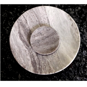 Torento Polished Eco-Friendly Beige Marble Bowl <b>Dining</b> <b>Table</b> Top Decoration Business Gift - Product Image 3
