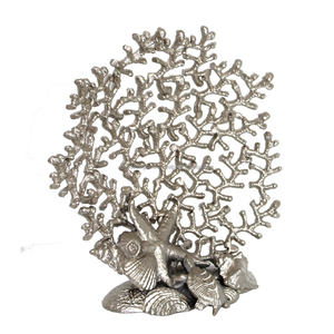 Nouveaux objets décoratifs en aluminium Sculpture verticale moderne Sculpture moderne d'hippocampe miroir polonais hippocampe décoratif - Product Image 1