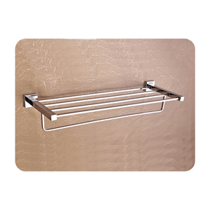 Fournisseur de porte-serviettes de salle de bain en chrome argenté écologiques et décoratifs Embros (12 pouces, 18 pouces, 24 pouces) - Product Image 1