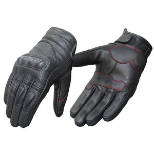 Guantes de carreras de alta calidad para hombres, equipo de cuero protector transpirable para motociclistas y ciclistas, nuevo producto de escena deportiva - Product Image 1